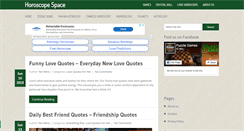 Desktop Screenshot of horoscopespace.net